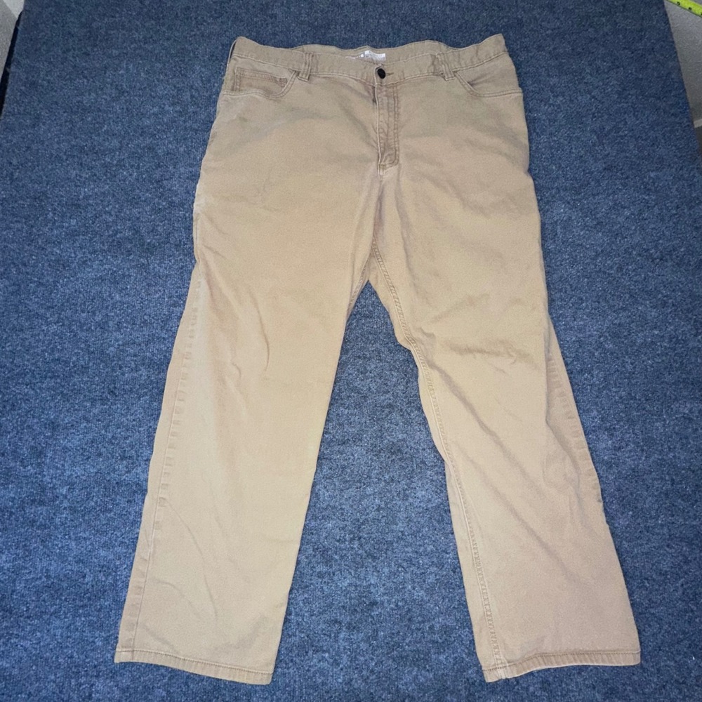 Carhartt‎ Mens Relaxed Fit Canvas Work Pants Tan Duck 40x30 Straight Leg Utility